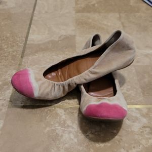 Anthropologie LEIFNOTES Size 39 Pink and Tan